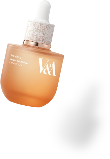 V&A Beauty 앰플 제품 패키지