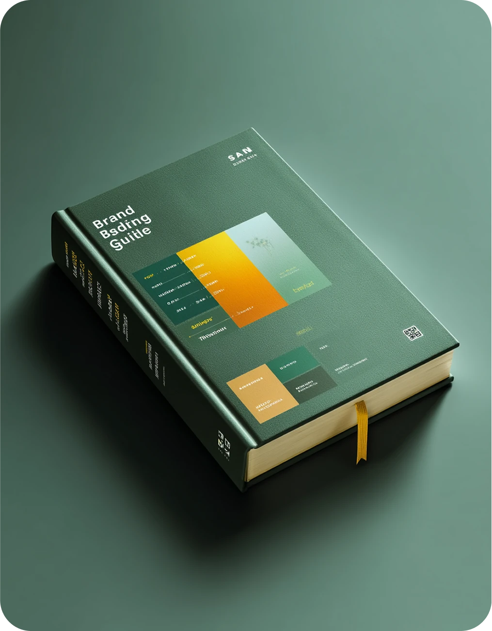Brand guidebook print design