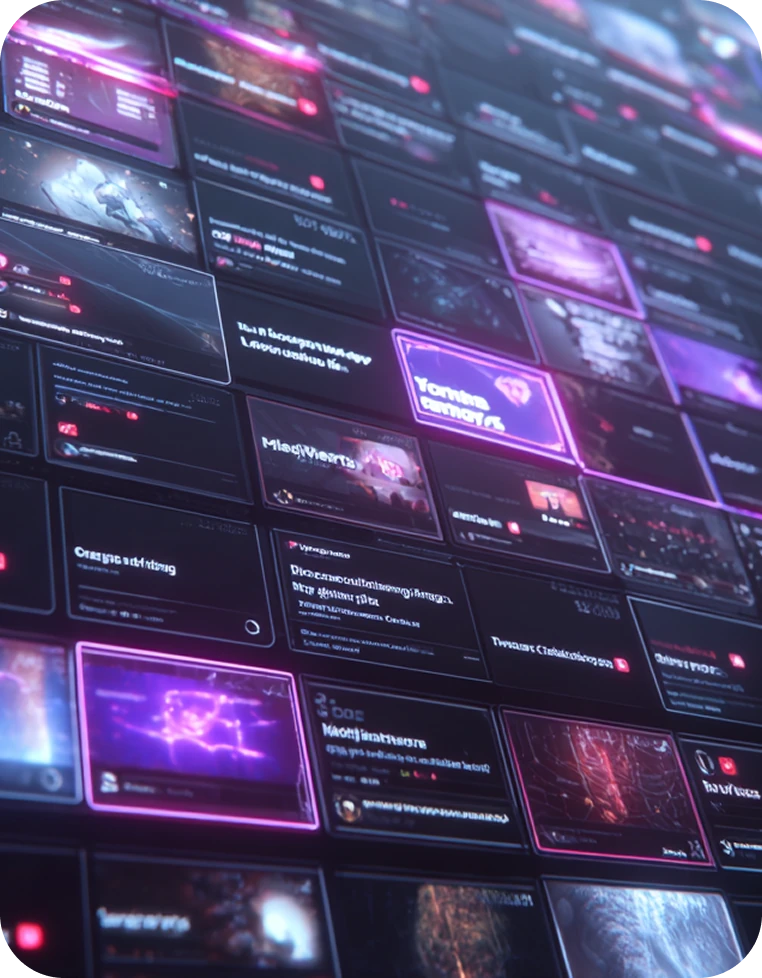 Example of AI visual production at volume